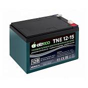 Тяговый аккумулятор Eltreco TNE12-15 (12V12A/H C3) нож